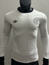 25/26 Germany White 125th Anniversary Edition  Long Sleeve  Player Version Soccer Jersey