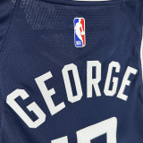 2018/2019 Clippers GEORGE #13 Dark Blue City Edition Top Quality Hot Pressing NBA Jersey