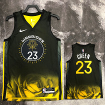 22/23 WARRIORS GREEN #23 Black City Edition Top Quality Hot Pressing NBA Jersey
