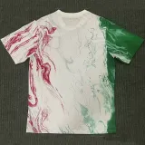 23/24 Italy White Green Training Shirts