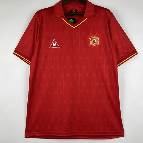 1988/1991 Spain Home Retro Soccer Jersey