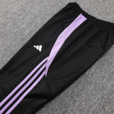 24/25 Germany Black Hooded  Half Pull Tracksuit(Add Fluff)  (半拉链、加绒F600)