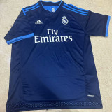 2015/2016 RMA Away Blue Retro Soccer Jersey