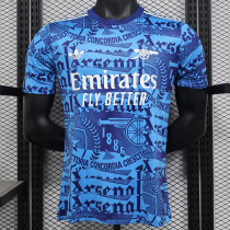 24/25 ARS Blue Pattern  Player Version Soccer Jersey