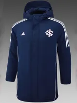 24/25 Internacional Royal Blue Hooded Cotton Coat 连帽棉衣