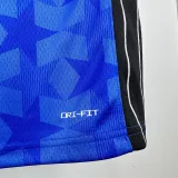 23/24 Magic McGRADY #1 Dark Blue Top Quality Hot Pressing NBA Jersey (Retro Logo)(V领)