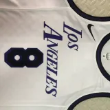 22/23 LAKERS BRYANT #8 White City Edition Top Quality Hot Pressing NBA Jersey