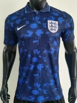 2025 England Blue Player Version  Polo Shirt
