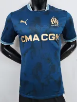 24/25 Marseille  Away Player Version Soccer Jersey