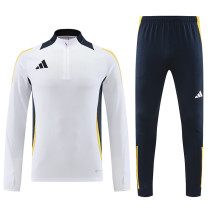 24/25 AD  White Half Zipper Sportswear # 801白(半拉链)