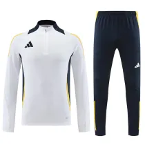 24/25 AD  White Half Zipper Sportswear # 801白(半拉链)
