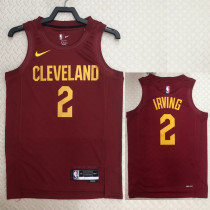 22/23 Cleveland Cavaliers IRVING #2 Red Top Quality Hot Pressing NBA Jersey