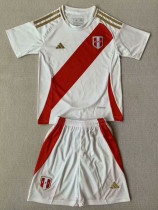 2024 Peru Home Kids Soccer Jersey