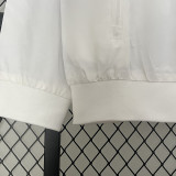 2024 Corinthians white  one sided hooded  Windbreaker （单面带帽风衣）