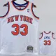 1991/92 KNICKS EWING #33 White Retro Top Quality Hot Pressing NBA Jersey