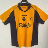 2000/2001 LIV Away Yellow Retro Soccer Jersey