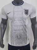 24/25 England White Pattern Fans Soccer Jersey
