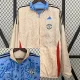 24/25  Man Utd Beige & Blue  Double Sided Windbreaker (双面风衣)