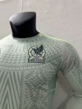 24/25 Mexico Away Long Sleeve  Player Version Soccer Jersey(长袖球员)