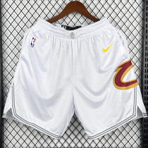 23/24  Cavaliers Home White Top Quality NBA Pants