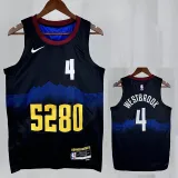 23/24 Nuggets #4Black City Edition Top Quality Hot Pressing NBA Jersey