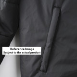23/24 Roma Black Hooded Cotton Coat Red Edge (红色边) 棉衣