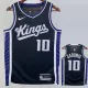 23/24 Kings SABONIS #10 Black Top Quality Hot Pressing NBA Jersey