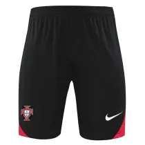 24/25 Portugal Black Training Shorts Pants