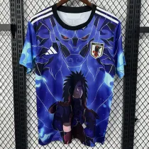 25/26 Japan NARUTO  Blue Fans  Soccer Jersey火影忍者蓝4