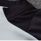25/26  JUV Light Gray  Half Pull Tracksuit  (半拉链)