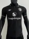 25/26 Man Utd  Black Special Edition Player Version Soccer Jersey(翻领）