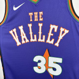 24/25 SUNS DUR ANT #35 Blue City Edition Top Quality Hot Pressing Retro NBA Jersey