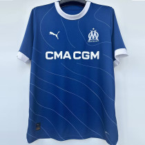 23/24 Marseille Away 1:1 Fans Soccer Jersey