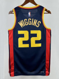 24/25 WARRIORS WIGGINS # 22 City Edition Top Quality Hot Pressing NBA Jersey