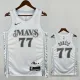 24/25 Dallas Mavericks DONCIC # 77 White City Edition  Top Quality Hot Pressing Retro NBA Jersey