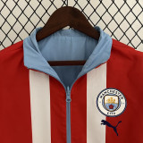 2023 Man City Blue & Red Double Sided Windbreaker (双面风衣)