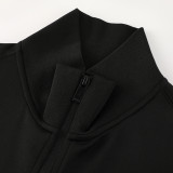 24/25 PSG Black Jacket Tracksuit#03