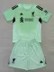 25/26  LIV Light Green Goalkeeper Kids  Soccer Jersey