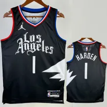 22/23 CLIPPERS HAROEN #1 Black Top Quality Hot Pressing NBA Jersey (Trapeze Edition) 飞人版