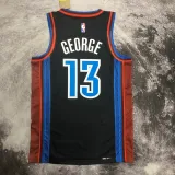 22/23 OKC GEORGE #13 Black Top Quality Hot Pressing NBA Jersey