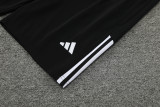 24/25 Man Utd Black Tank top and shorts suit