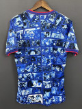 21/22 Japan Blue One Piece  Fans Soccer Jersey（海贼王）