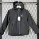 24/25 A800 JOR Black Thickened Assault  Hooded Windbreaker (加厚冲锋衣）