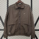 2024 New NK Brown Windbreaker（褐色、白边线）