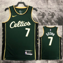 22/23 Celtics BROWN #7 Green City Edition Top Quality Hot Pressing NBA Jersey