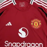 24/25 Man Utd Red Fans Soccer Jersey