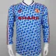 1991/1992 Man Utd Away Long Sleeve Retro Soccer Jersey 长袖