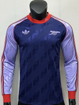24/25 ARS Royal Blue Leisure  Long Sleeve Retro Soccer Jersey