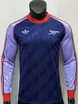 24/25 ARS Royal Blue Leisure  Long Sleeve Retro Soccer Jersey
