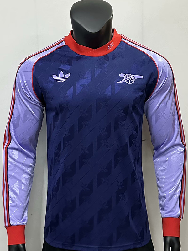 24/25 ARS Royal Blue Leisure  Long Sleeve Retro Soccer Jersey
